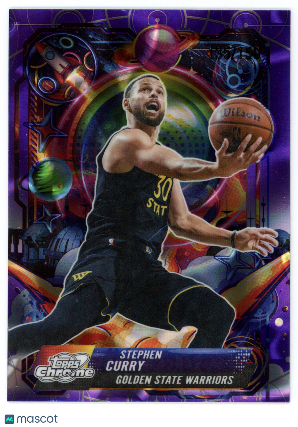 STEPHEN CURRY 2025-26 Topps Cosmic Chrome Propulsion Purple Nebula /150 #PRP-3