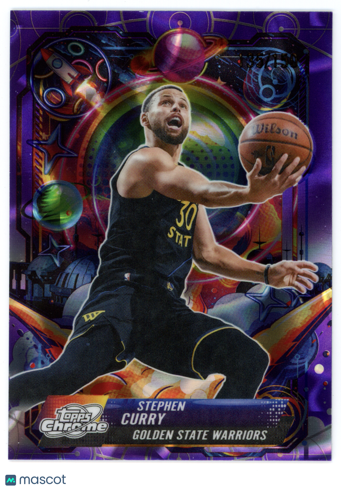 STEPHEN CURRY 2025-26 Topps Cosmic Chrome Propulsion Purple Nebula /150 #PRP-3