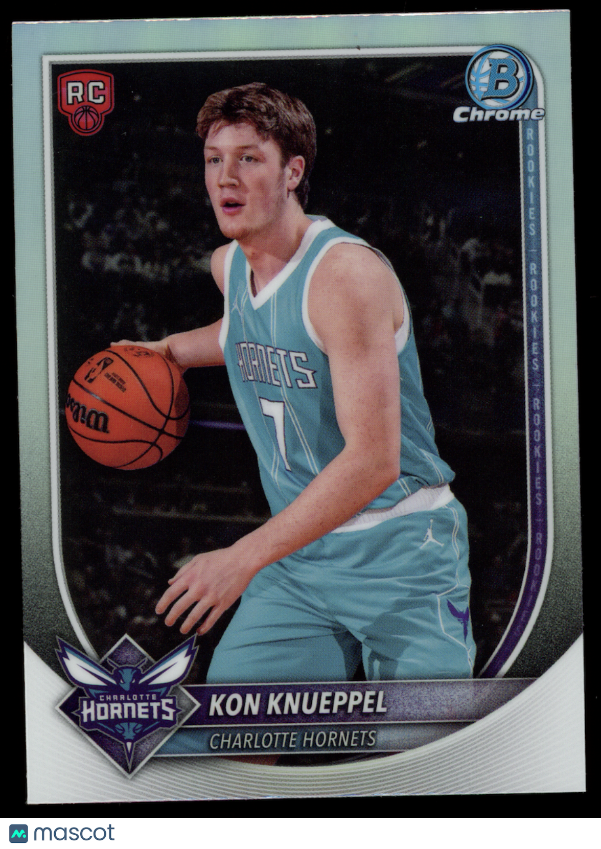 KON KNUEPPEL 2025-26 Bowman Chrome Red Rookie Variation SP #BRR-4 Hornets