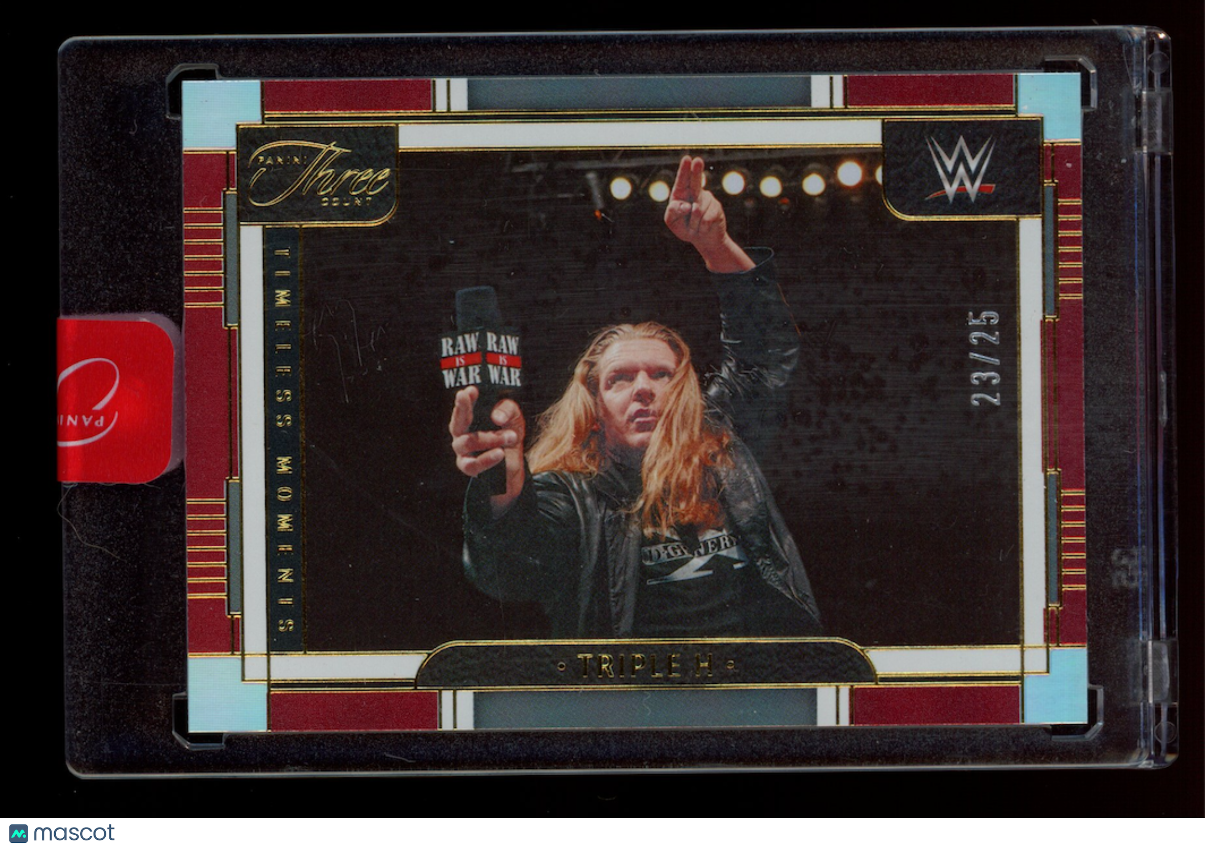 TRIPLE H 2024 Panini Three Count WWE Timeless Moments /25 #158