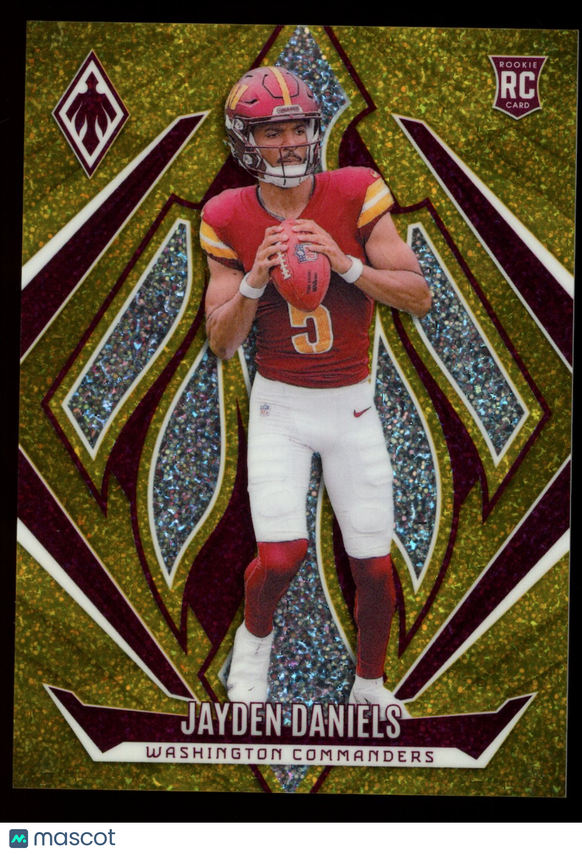 JAYDEN DANIELS 2024 Panini Phoenix International Gold Rookie /10 #198 Commanders