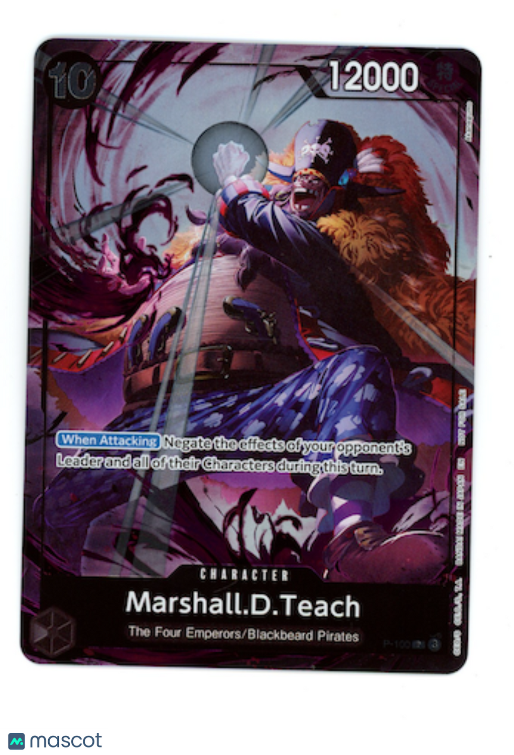 MARSHALL D. TEACH One Piece Card Game Promo Event Pack Vol. 8 #P-100