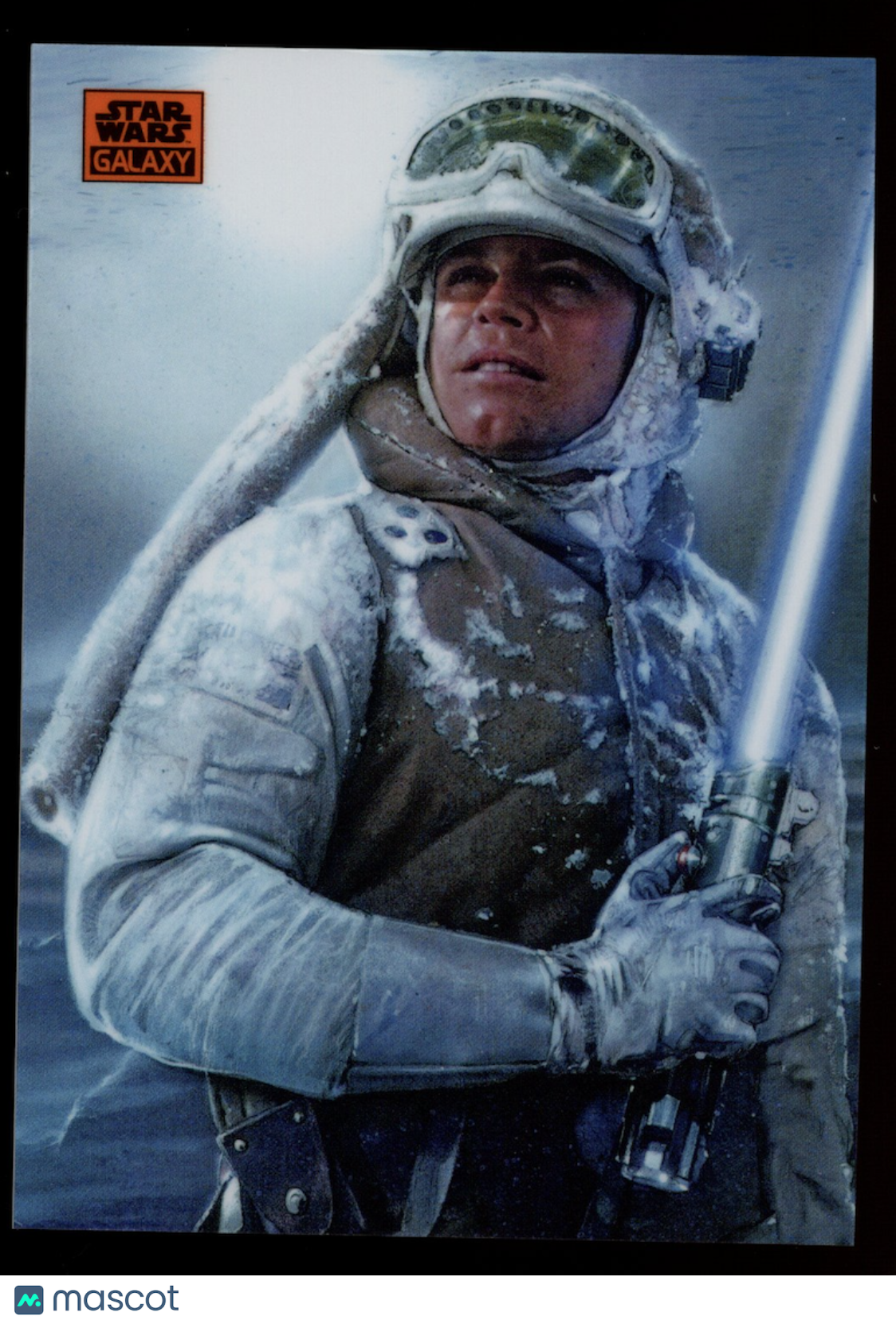 THE LIFE OF LUKE SKYWALKER 2025 Topps Star Wars Galaxy Chrome Orange Ref /25 #84