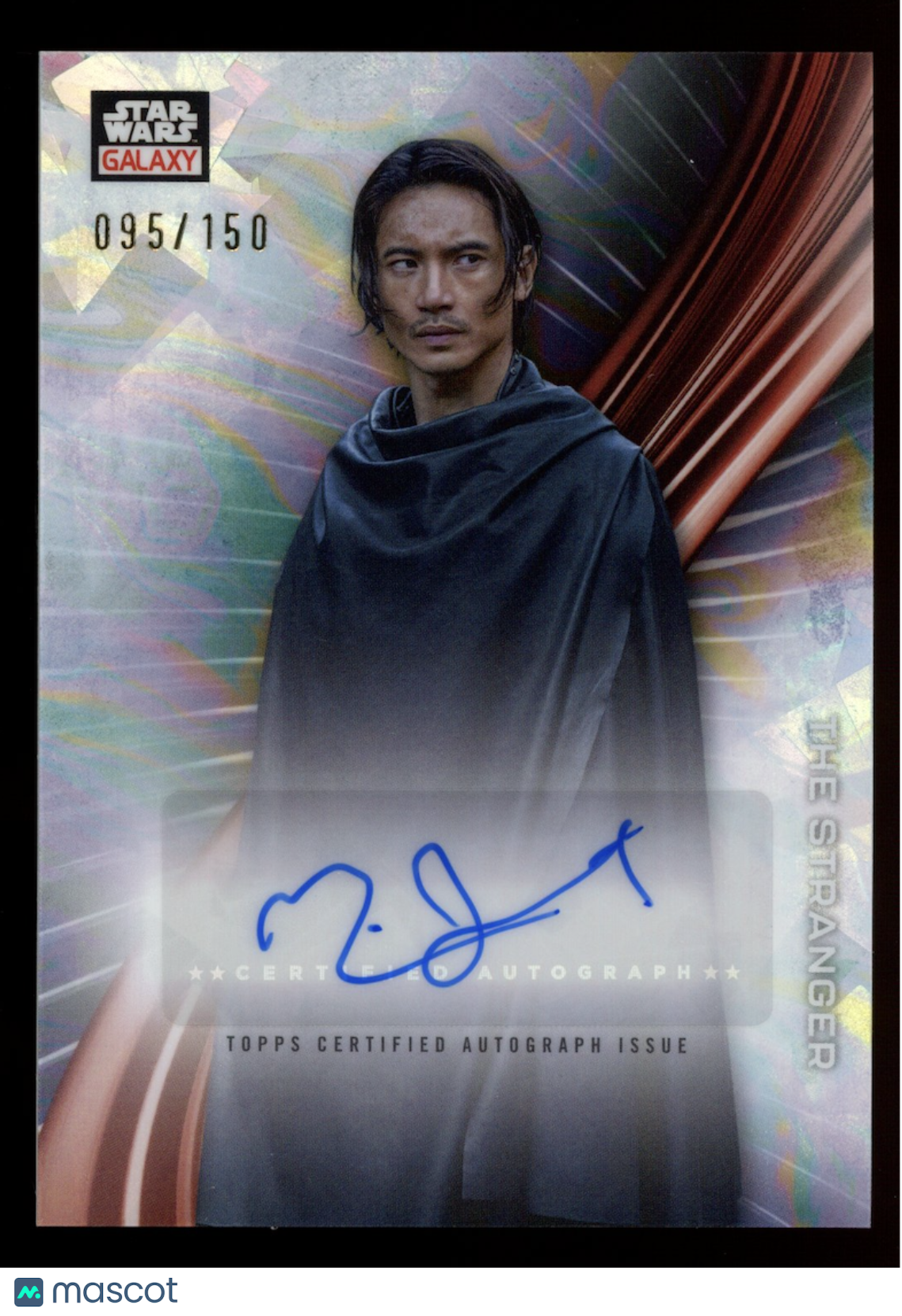 MANNY JACINTO THE STRANGER 2025 Topps Star Wars Galaxy Chrome Auto Atomic /150