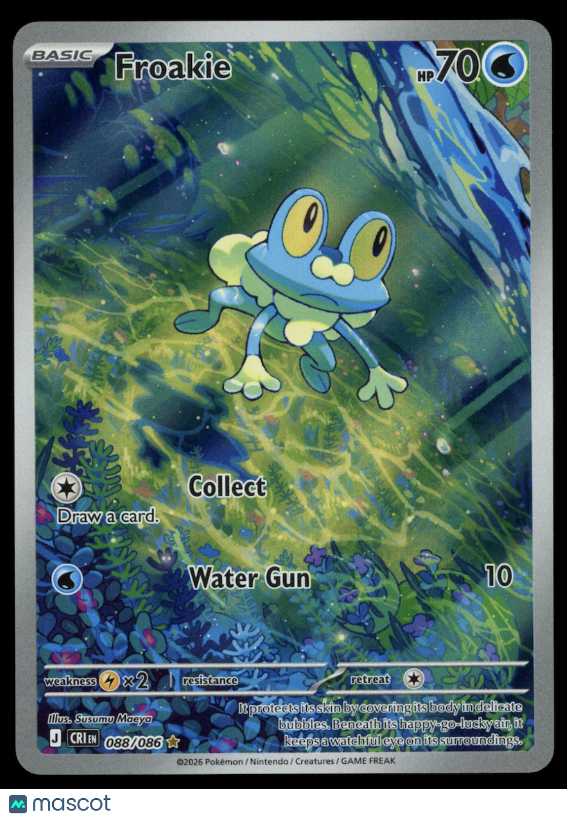 FROAKIE 2026 Pokemon Mega Evolution Chaos Rising #88/86 Illustration Rare