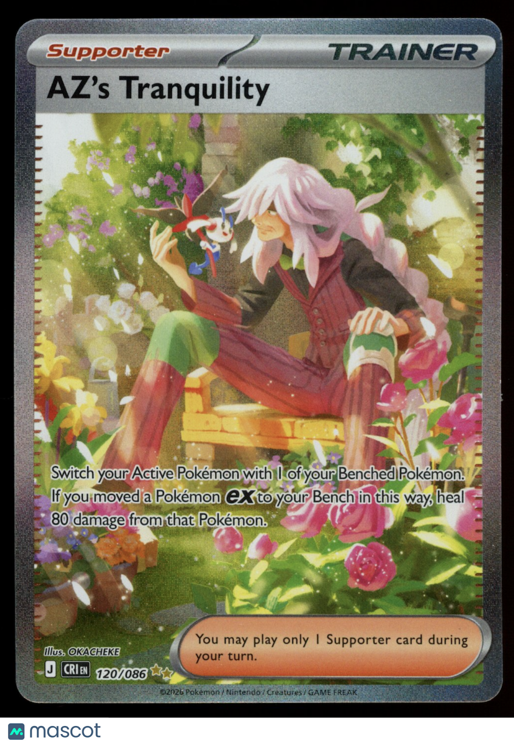 AZ'S TRANQUILITY 2026 Pokemon ME Chaos Rising #120 Special Illustration Rare