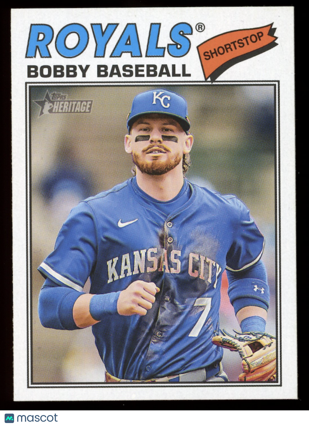 BOBBY WITT JR. 2026 Topps Heritage Nickname Variation #160 Bobby Baseball Royals