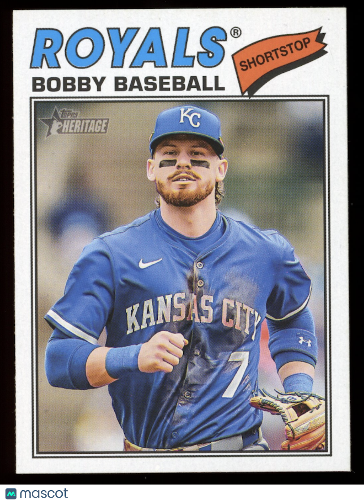 BOBBY WITT JR. 2026 Topps Heritage Nickname Variation #160 Bobby Baseball Royals