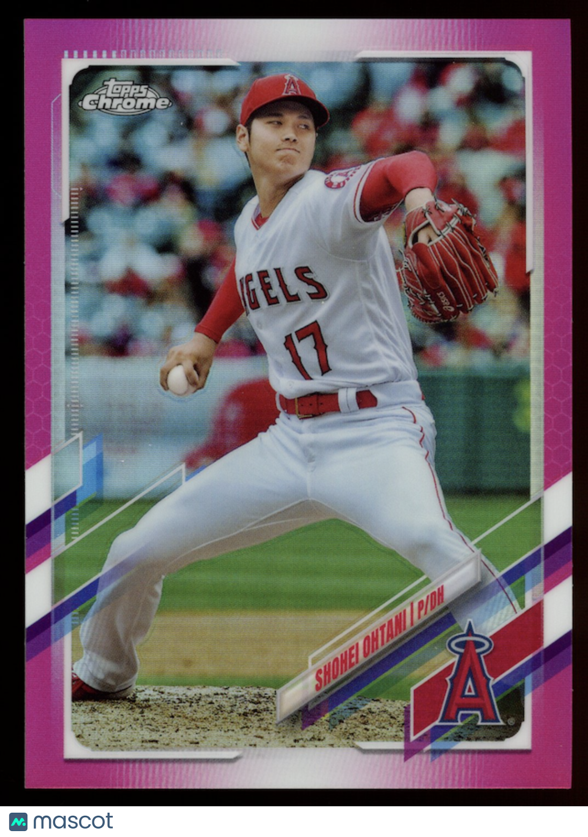 SHOHEI OHTANI 2021 Topps Chrome Magenta Refractor /399 #159 Angels