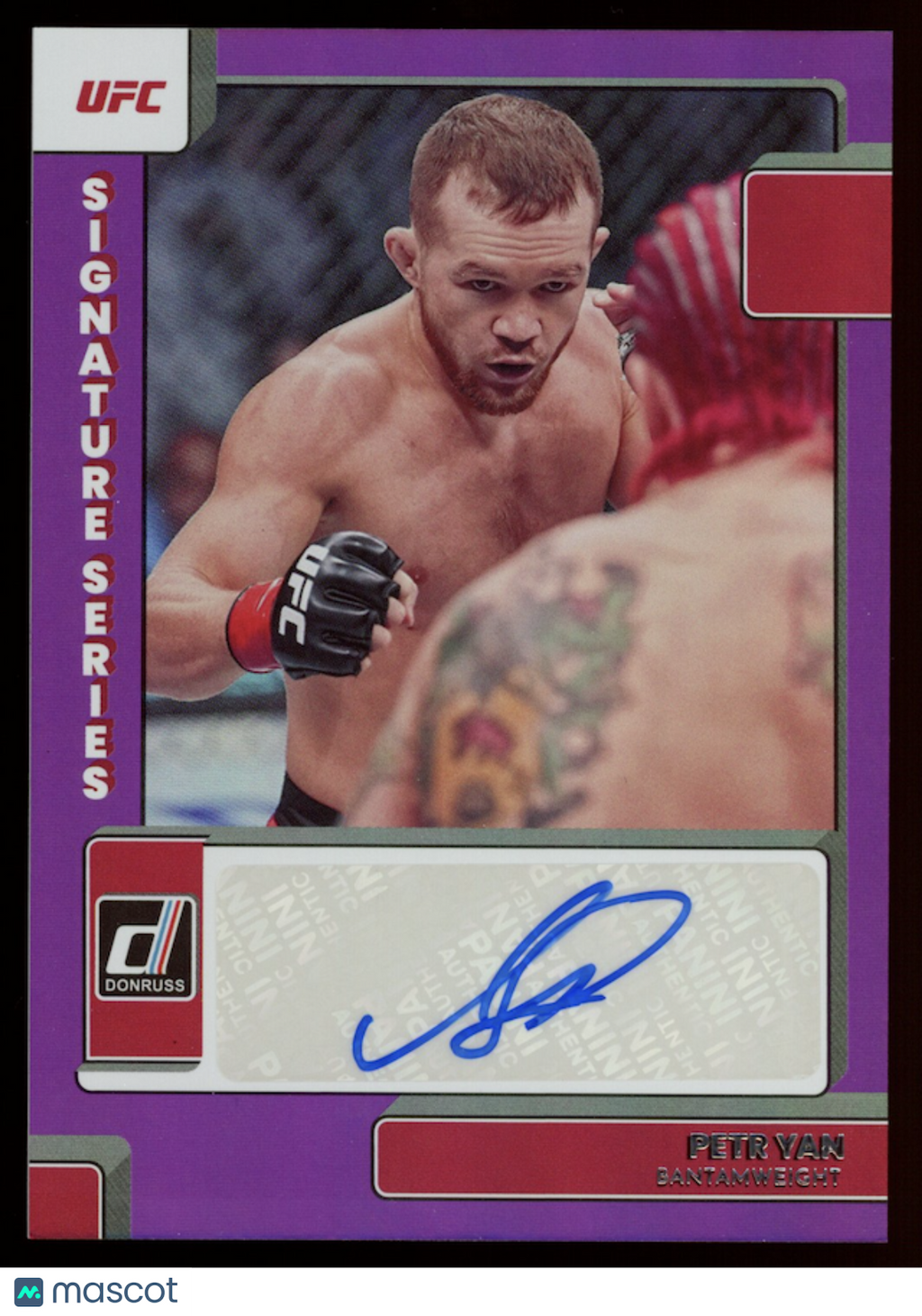 PETR YAN 2023 Panini Donruss UFC Signature Series Auto Purple #SG-PYN
