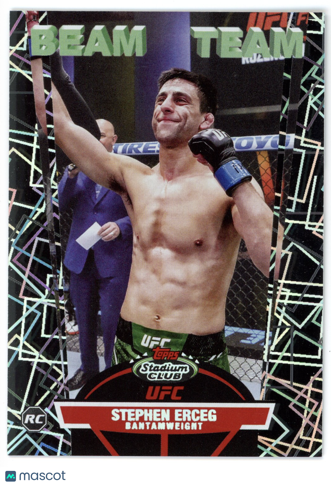 STEPHEN ERCEG 2025 Topps Stadium Club UFC Beam Team Rookie Case Hit SSP #BT-8