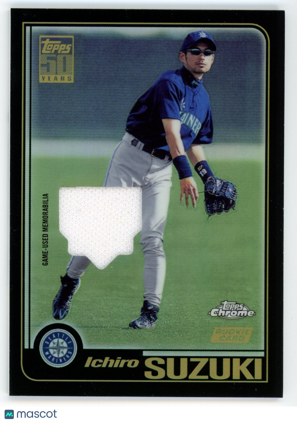 ICHIRO SUZUKI 2020 Topps Chrome Retro Rookie Relic Patch /99 #RRCR-I Mariners