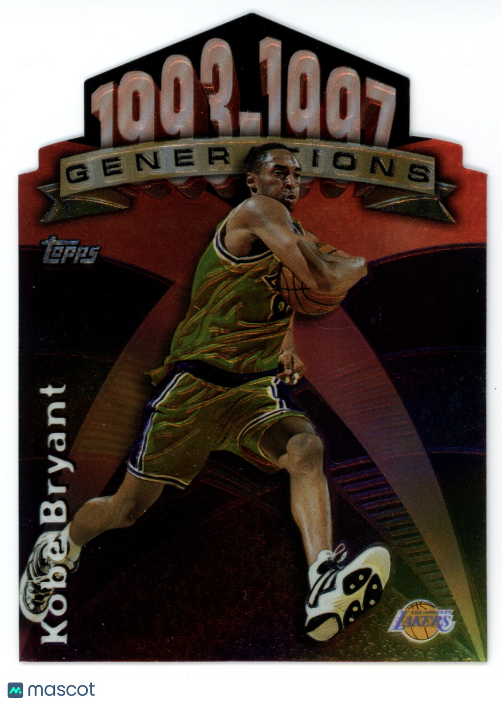 KOBE BRYANT 1997-98 Topps Generations Die-Cut #G24 Los Angeles Lakers