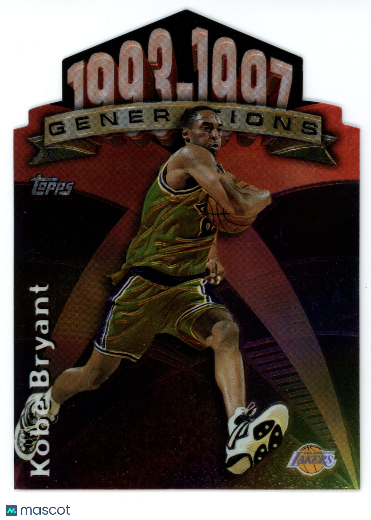KOBE BRYANT 1997-98 Topps Generations Die-Cut #G24 Los Angeles Lakers
