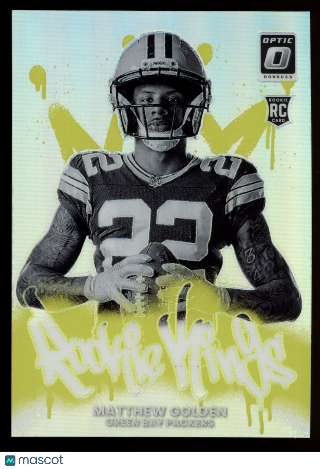 MATTHEW GOLDEN 2025 Panini Donruss Optic Rookie Kings Case Hit SSP #8 Packers