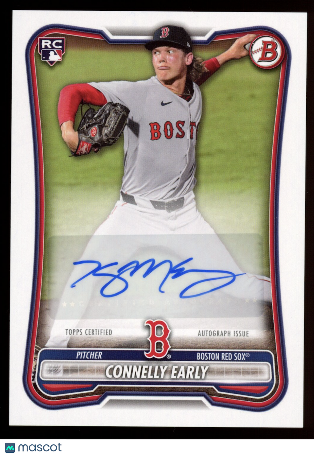 CONNELLY EARLY 2026 Bowman Rookie Auto Paper #PRV-CE Red Sox