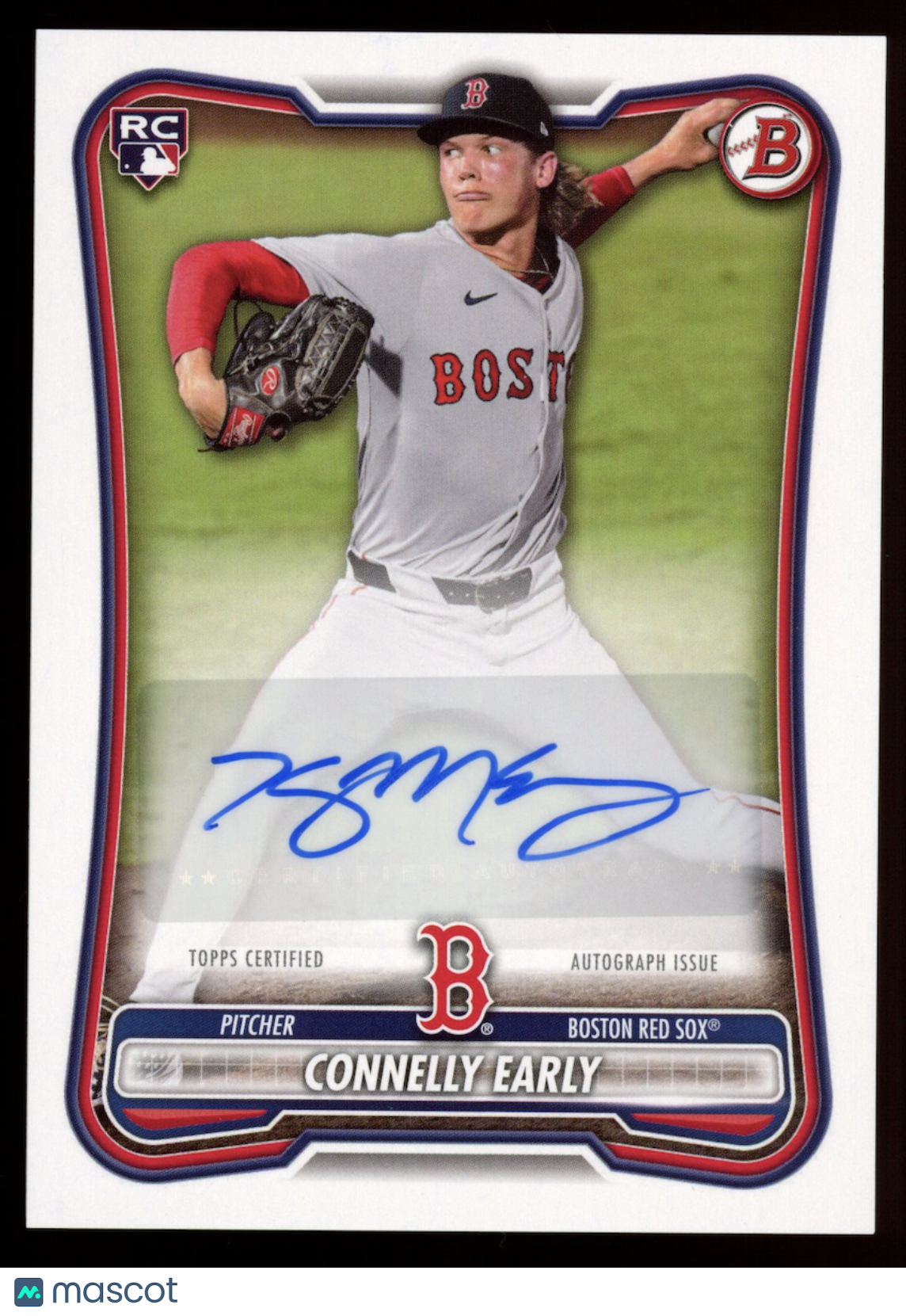 CONNELLY EARLY 2026 Bowman Rookie Auto Paper #PRV-CE Red Sox