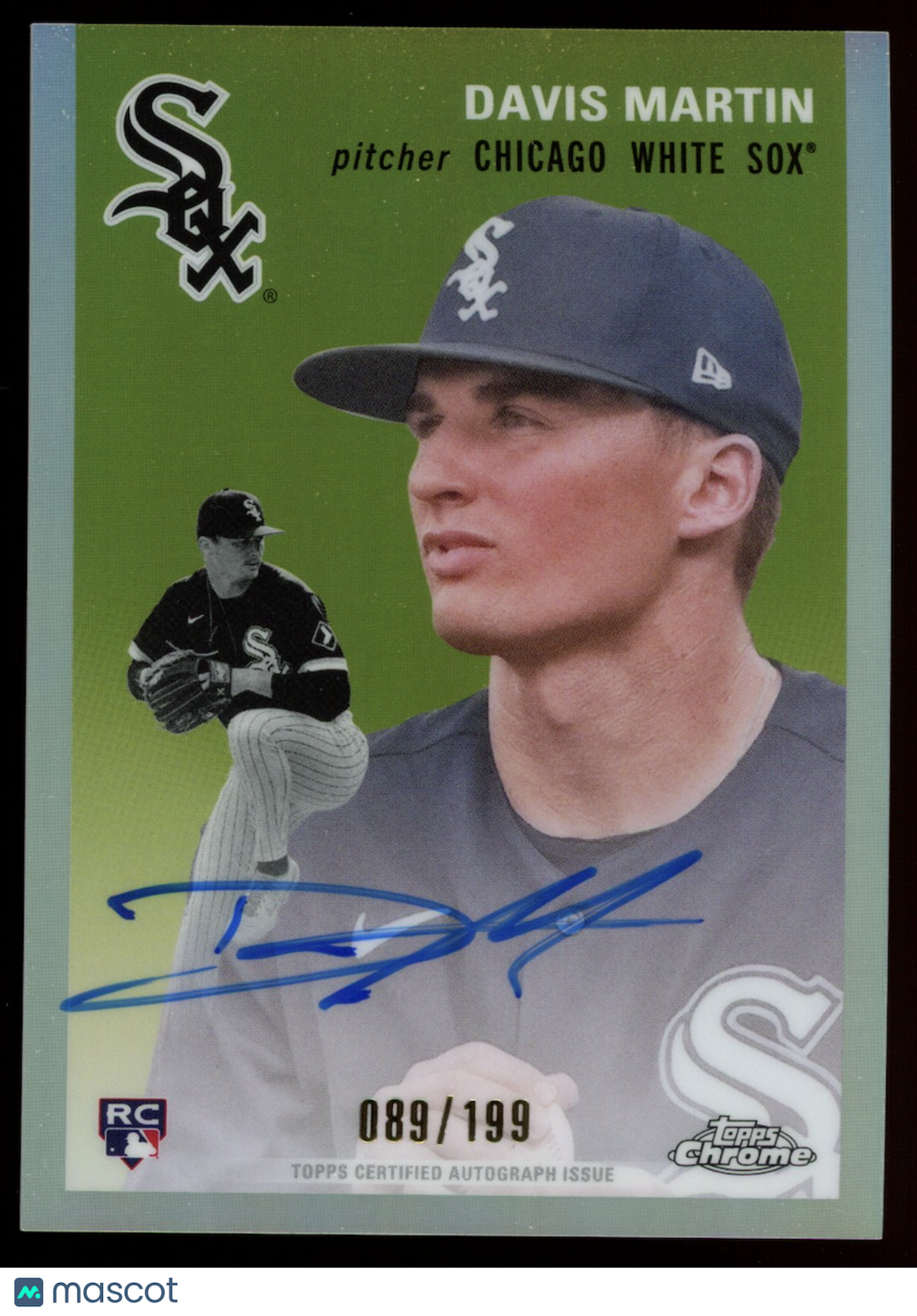 DAVIS MARTIN 2023 Topps Chrome Platinum Rookie Auto Refractor /199 #CPA-DM