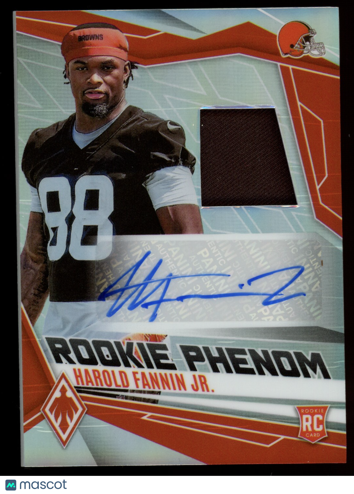 HAROLD FANNIN JR. 2025 Panini Phoenix Rookie Phenom Patch Auto /149 #RPJ-HFN