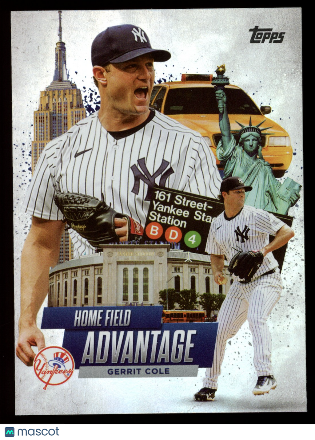 GERRIT COLE 2025 Topps Home Field Advantage Case Hit SSP #HA-33 Yankees