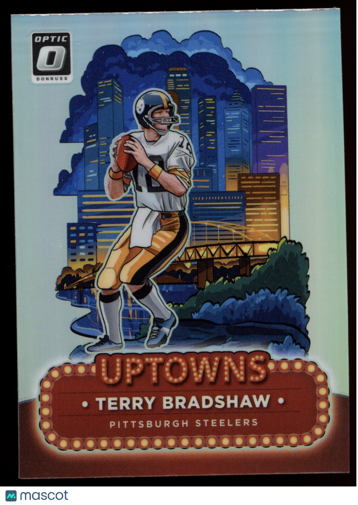 TERRY BRADSHAW 2024 Panini Donruss Optic Uptowns Case Hit SSP #25 Steelers