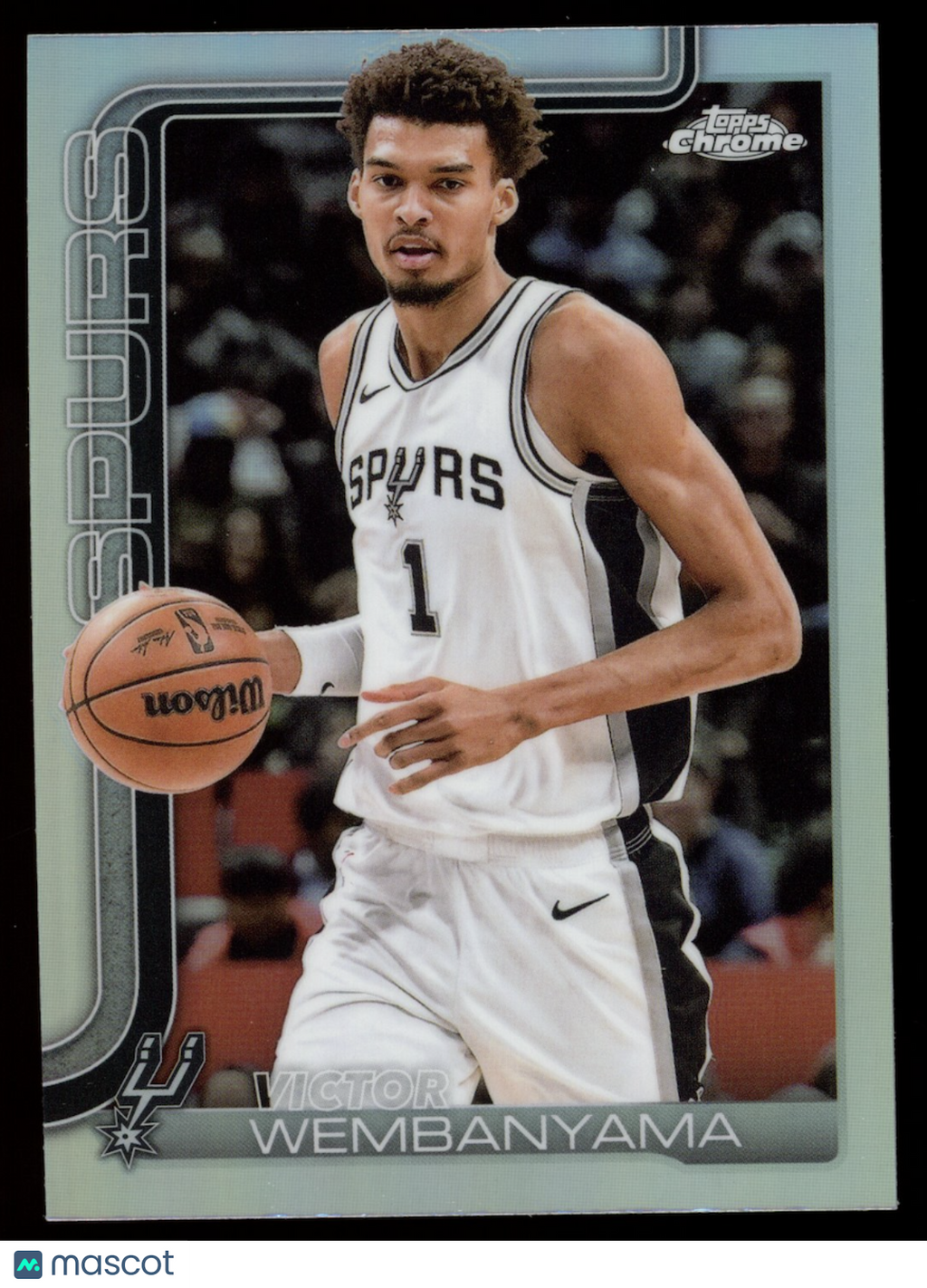 VICTOR WEMBANYAMA 2025-26 Topps Chrome Refractor #221 Spurs