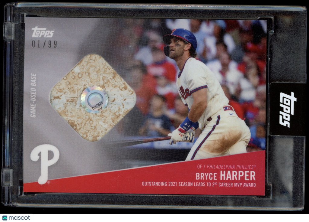 BRYCE HARPER 2021 Topps Now MVP Game Used Base Relic /99 #BHMVPA Phillies