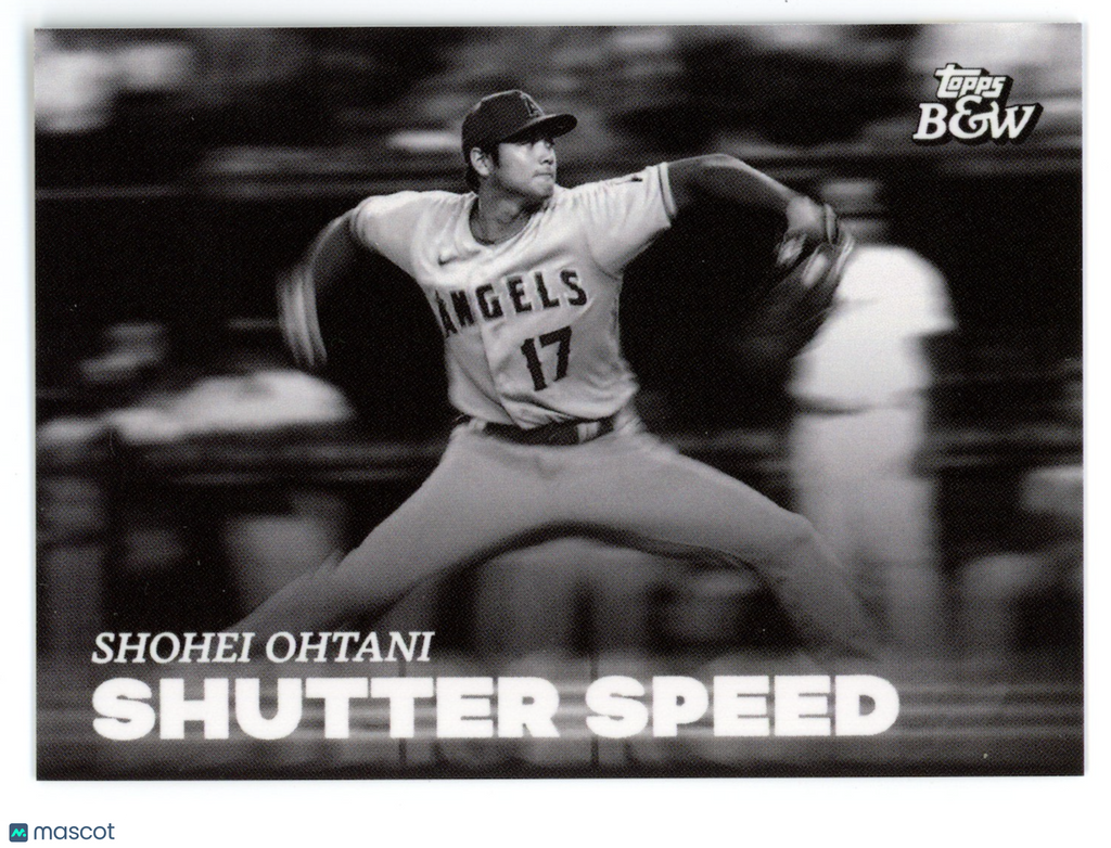 SHOHEI OHTANI 2023 Topps Black & White Shutter Speed #SS8 Angels