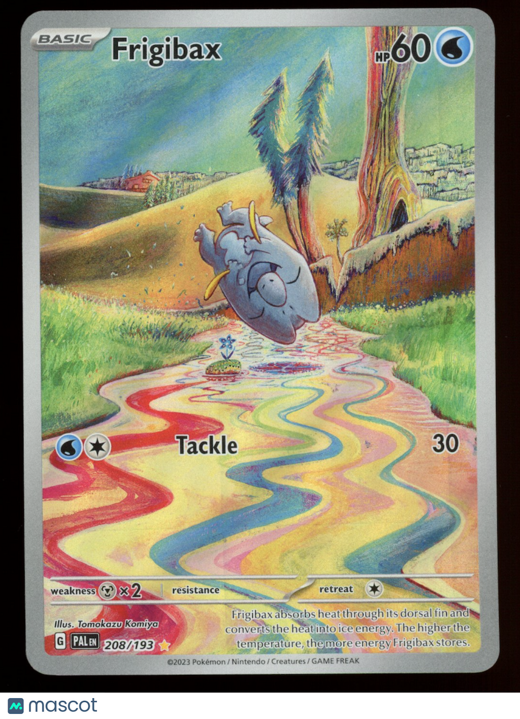 FRIGIBAX 2023 Pokemon S&V Paldea Evolved #208/193 Illustration Rare