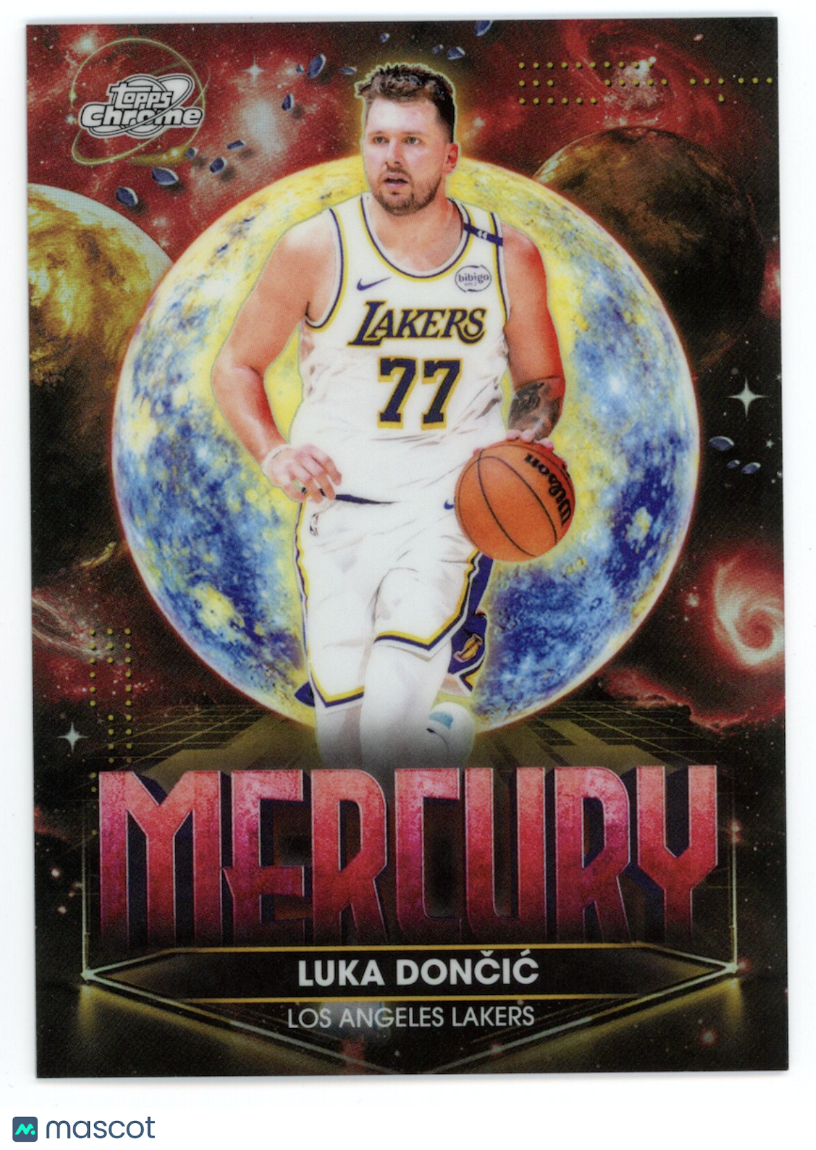 LUKA DONCIC 2025-26 Topps Cosmic Chrome Planetary Pursuit Mercury #PPM-7 Lakers