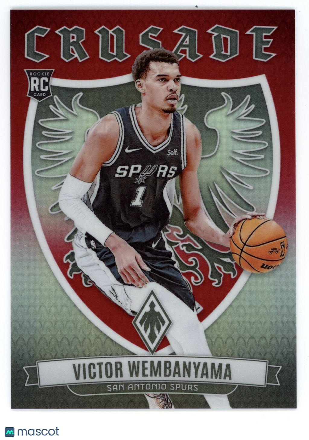 VICTOR WEMBANYAMA 2023-24 Panini Phoenix Rookie Crusade Red Prizm /125 #3 Spurs