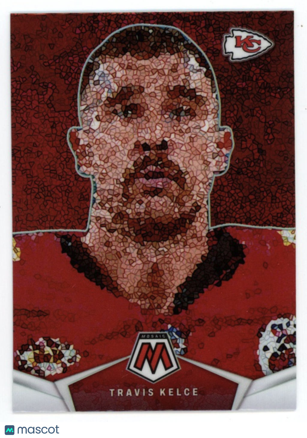 TRAVIS KELCE 2024 Panini Mosaic Micro Mosaic Case Hit SSP #MM-TKE Chiefs