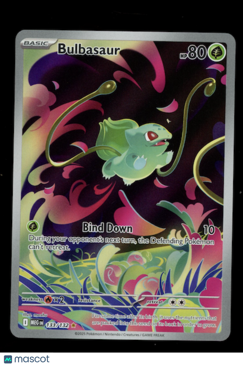BULBASAUR 2025 Pokemon Mega Evolution #133 Illustration Rare