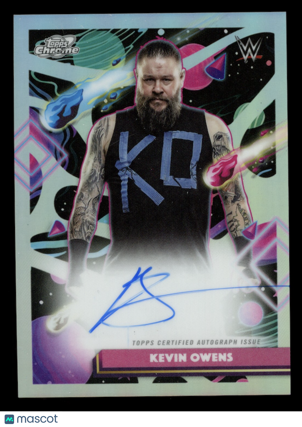 KEVIN OWENS 2026 Topps WWE Cosmic Chrome Auto #CCA-KVO