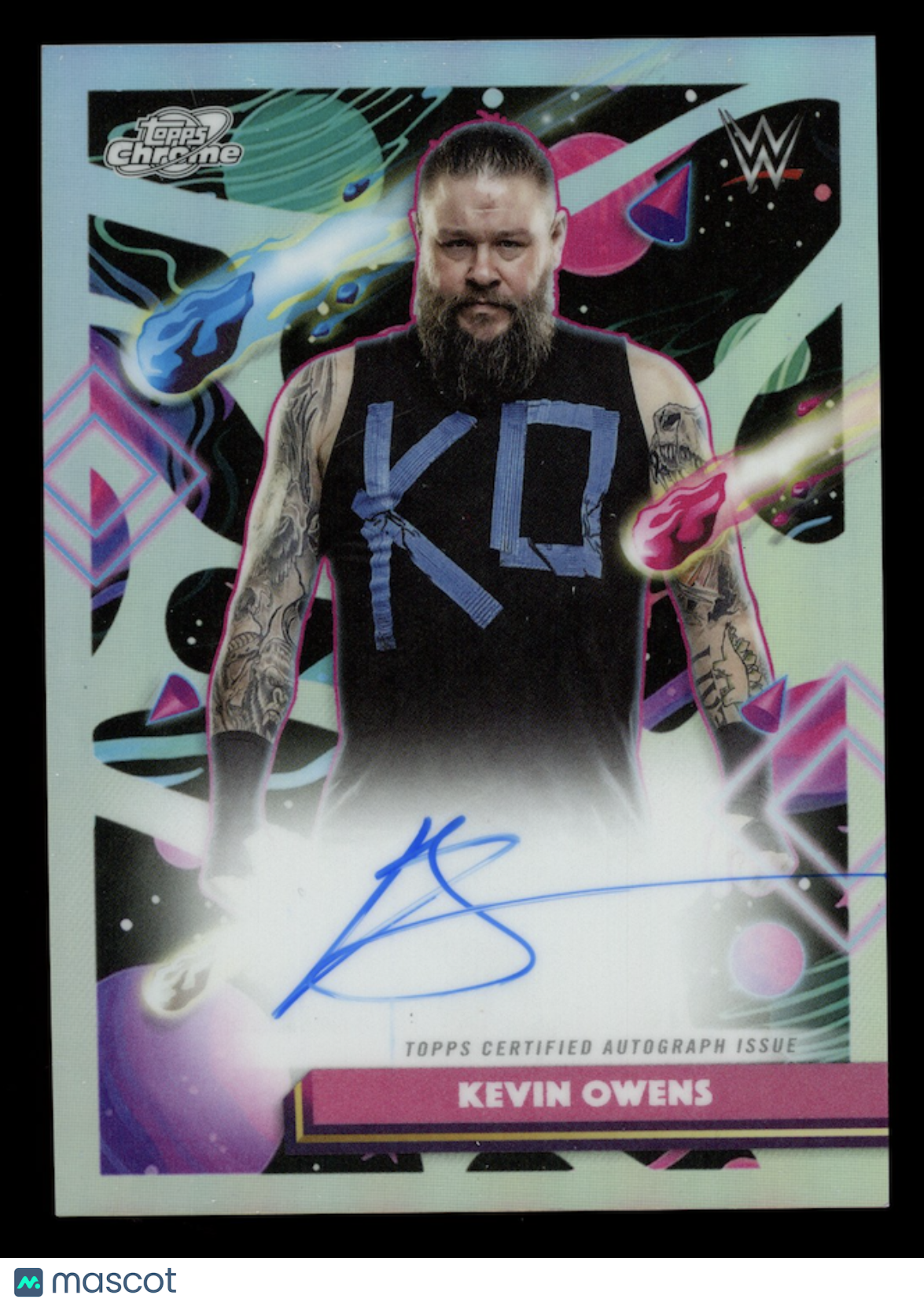KEVIN OWENS 2026 Topps WWE Cosmic Chrome Auto #CCA-KVO