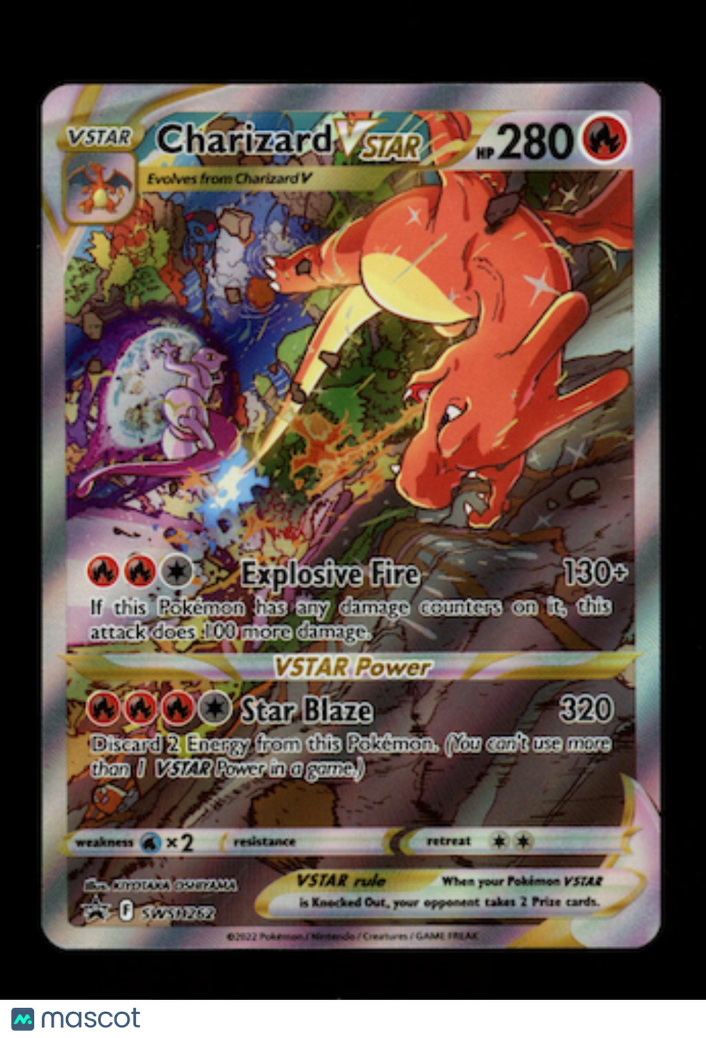 CHARIZARD VSTAR 2023 Pokemon Sword Shield Crown Zenith #SWSH262 Black Star Promo