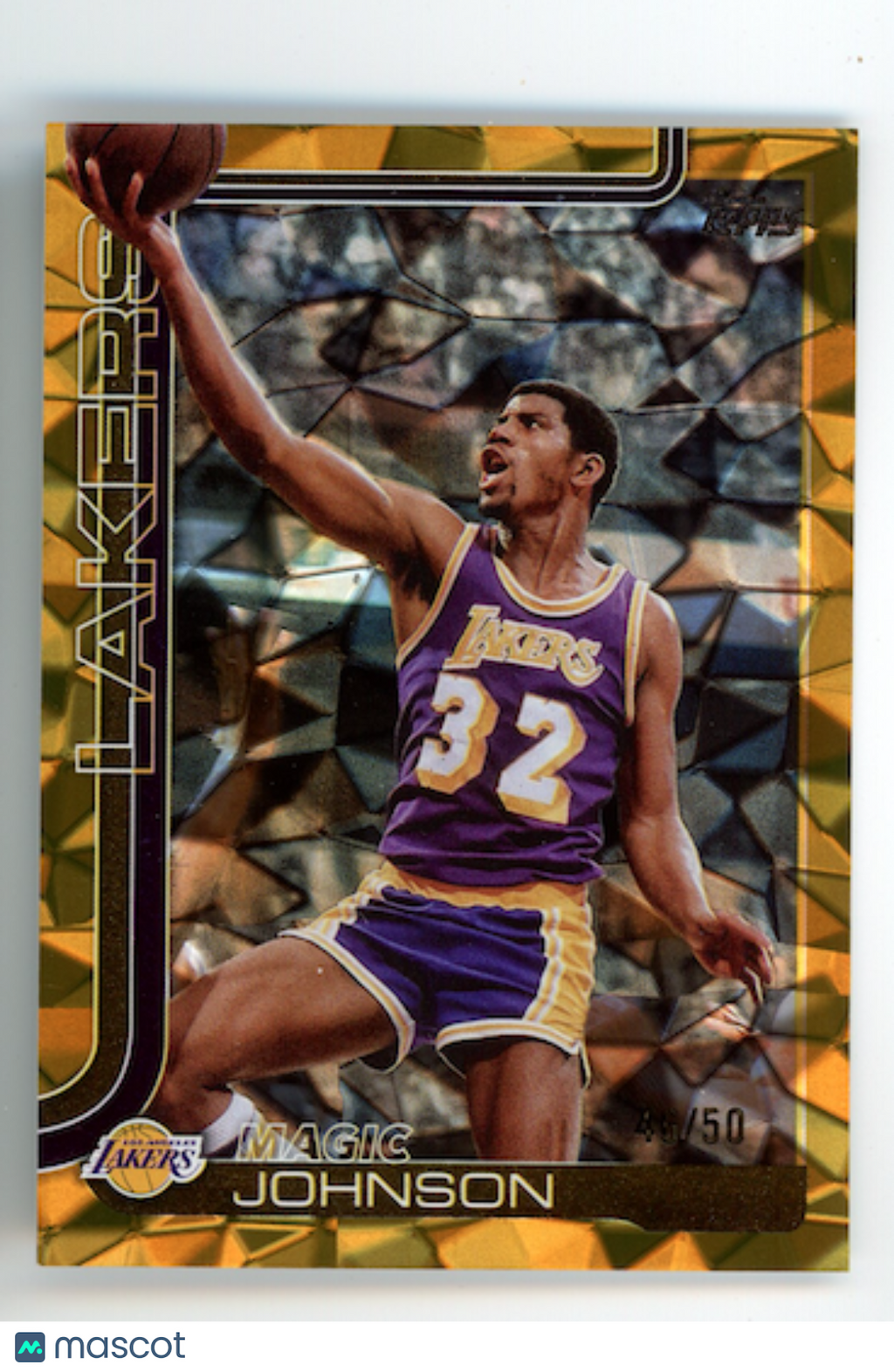 MAGIC JOHNSON 2025-26 Topps Flagship Gold Diamante /50 #255 HOF Lakers