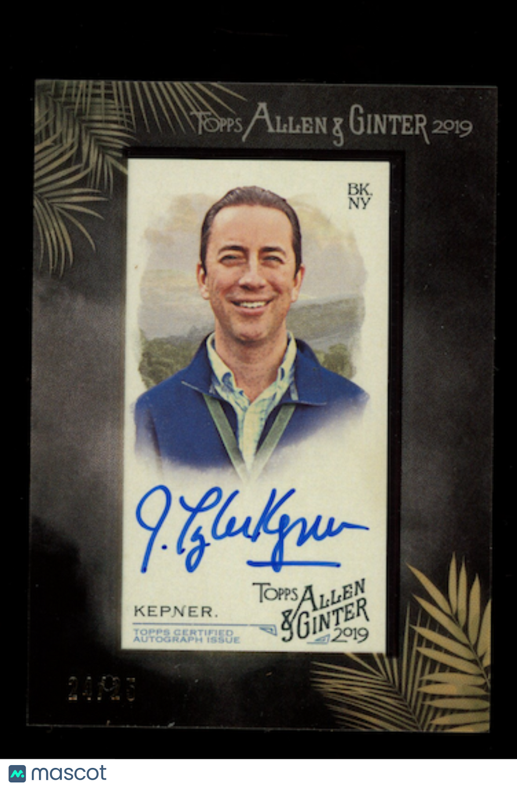 TYLER KEPNER 2019 Topps Allen & Ginter Framed Mini Auto /25 #MA-TK