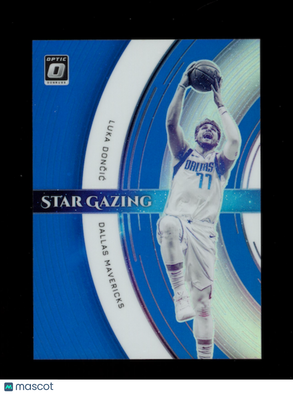 LUKA DONCIC 2021-22 Panini Donruss Optic Star Gazing Prizm Blue /49 #1 Mavericks