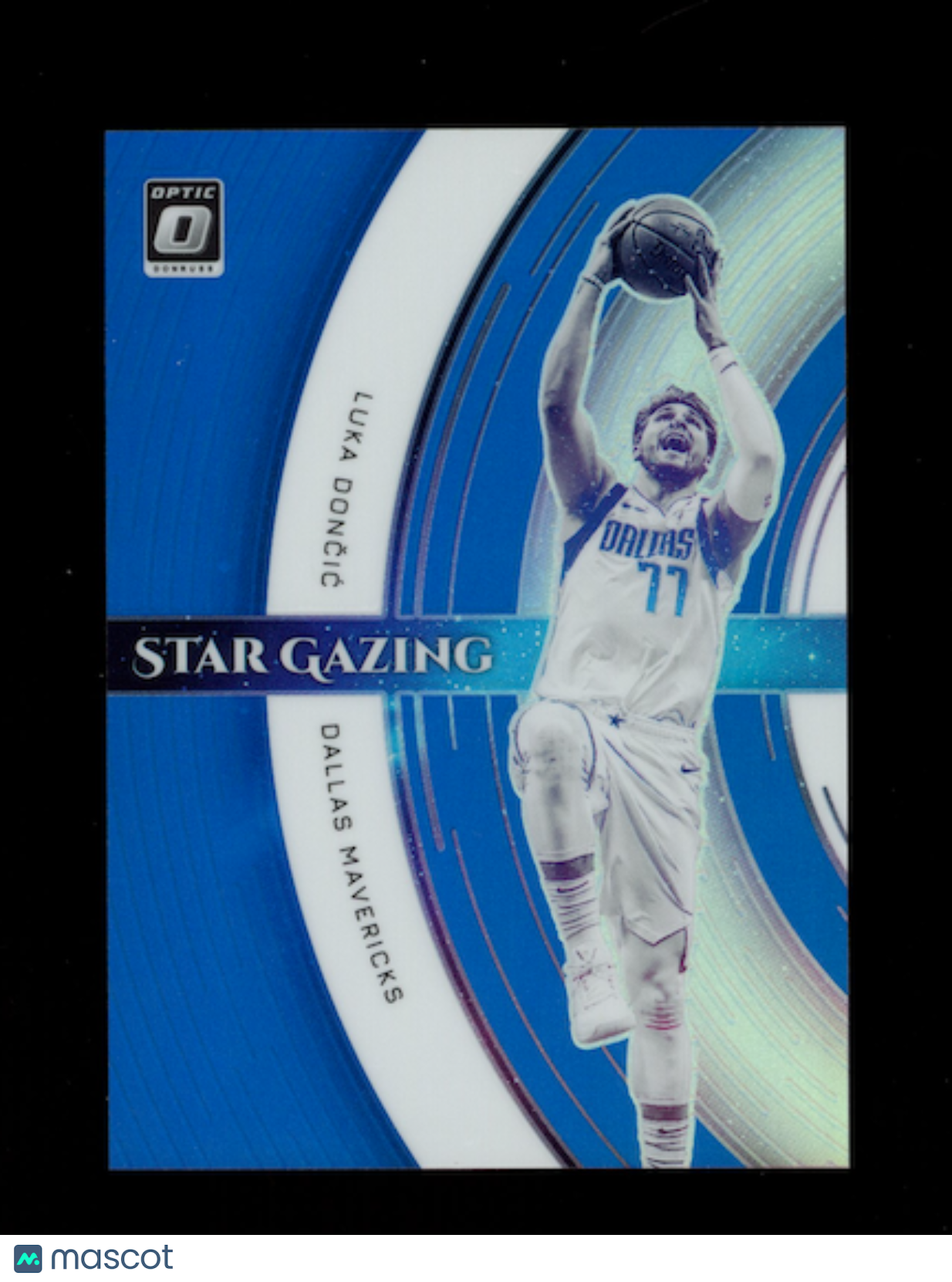 LUKA DONCIC 2021-22 Panini Donruss Optic Star Gazing Prizm Blue /49 #1 Mavericks