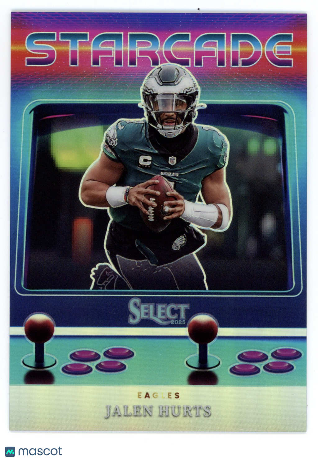 JALEN HURTS 2025 Panini Select Starcade Prizm Case Hit SSP #3 Eagles