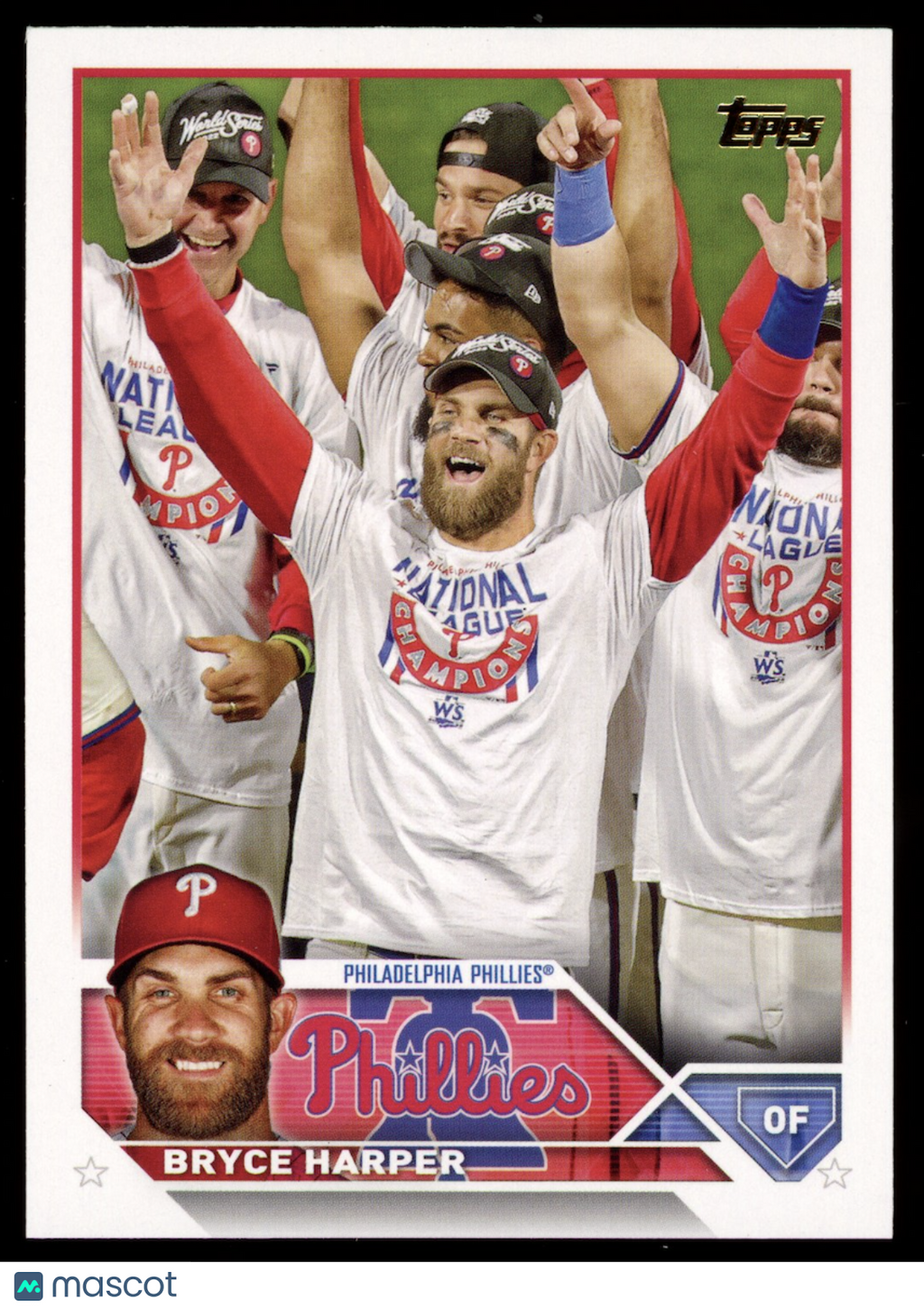 BRYCE HARPER 2023 Topps Series 1 Golden Mirror Image Variation SSP #3 Phillies