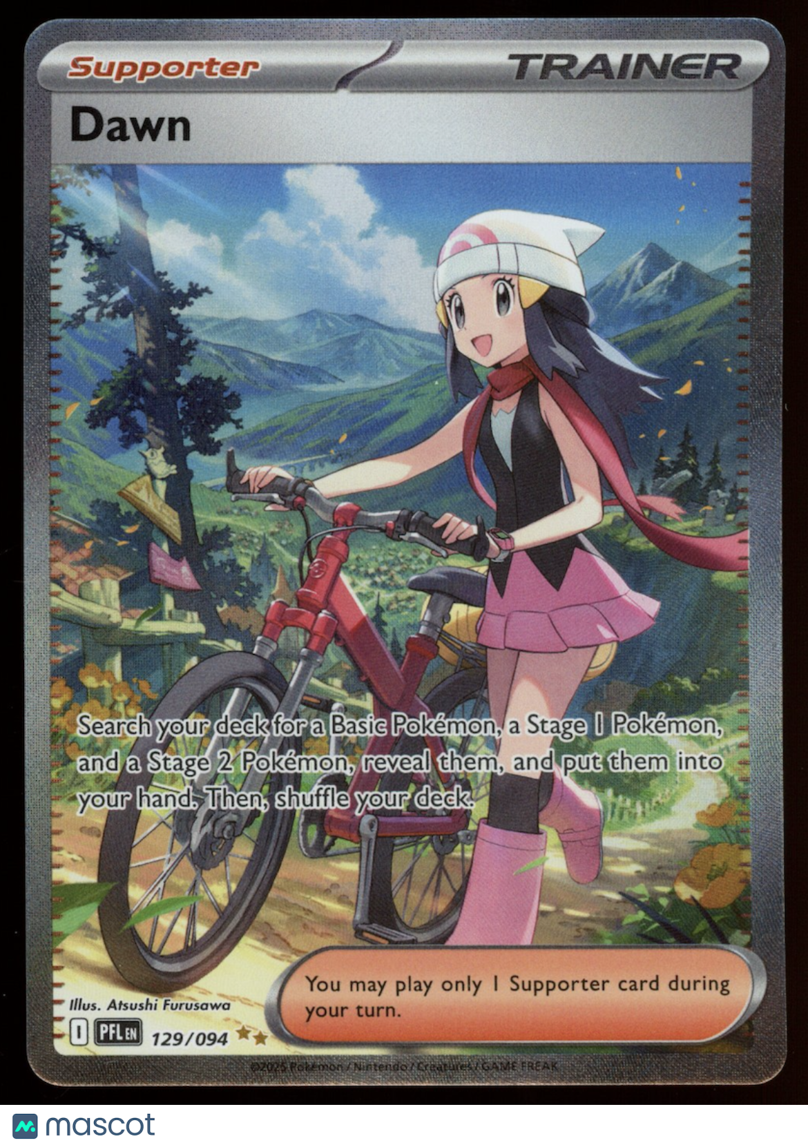 DAWN 2025 Pokemon ME Phantasmal Flames #129/94 Special Illustration Rare