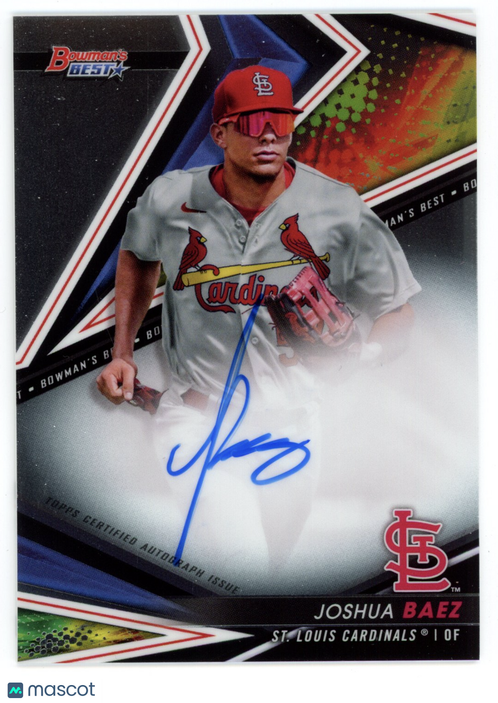 JOSHUA BAEZ 2022 Topps Bowman's Best Of 2022 Auto #B22-JB Cardinals