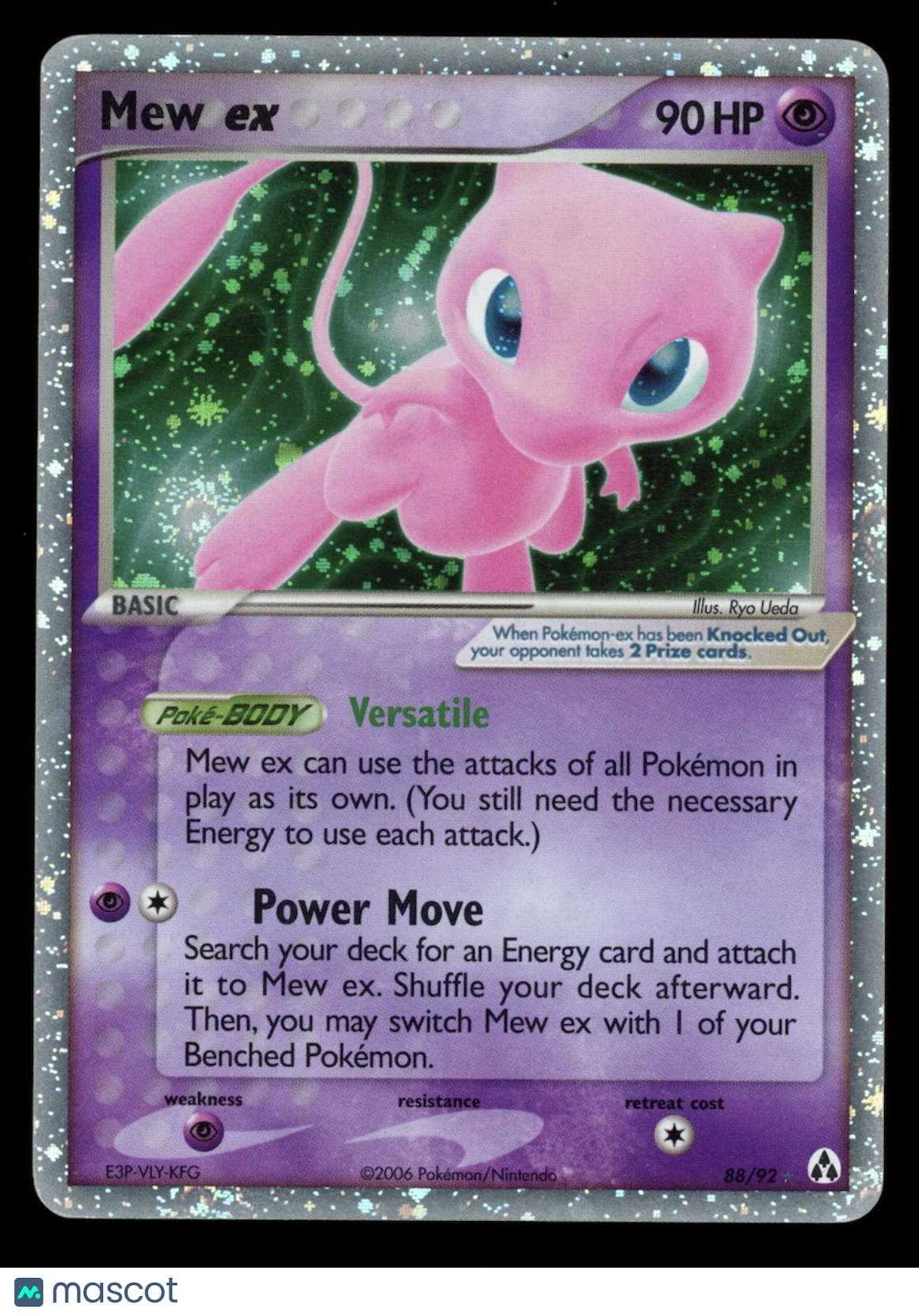 MEW EX 2006 Pokemon Legend Maker Holo Ultra Rare #88/92