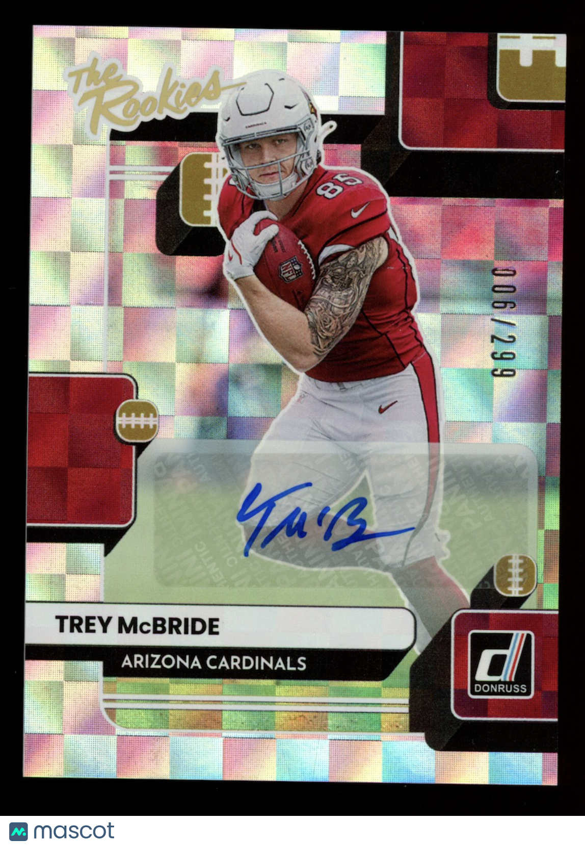 TREY MCBRIDE 2022 Panini Donruss The Rookies Rookie Auto /299 #TR-35 Cardinals