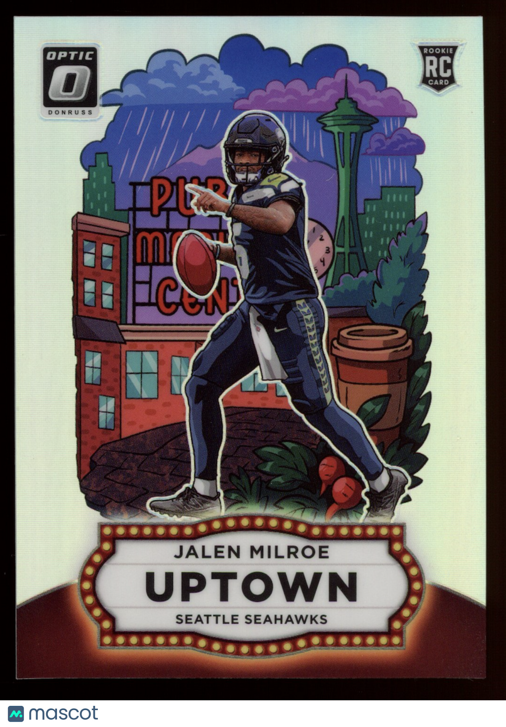 JALEN MILROE 2025 Panini Donruss Optic Uptown Rookie Case Hit SSP #10 Seahawks