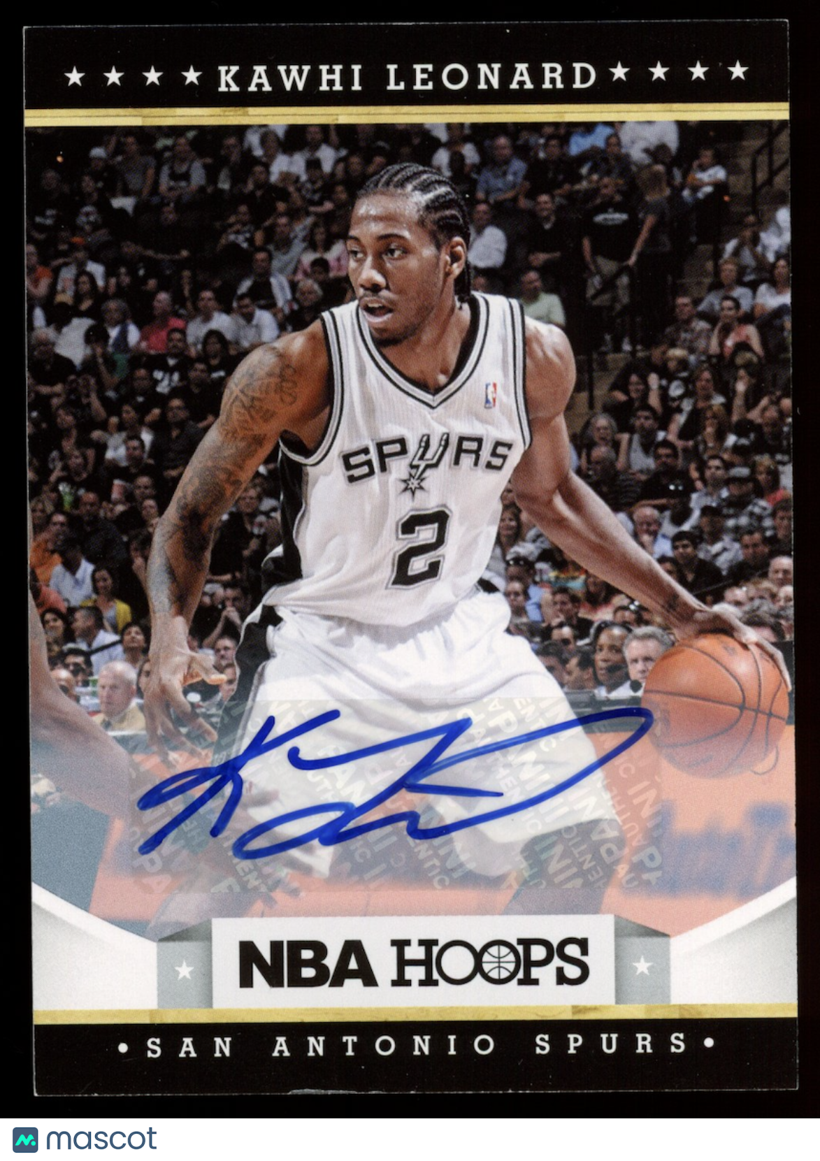 KAWHI LEONARD 2012-13 Panini NBA Hoops Rookie Auto #236 Spurs