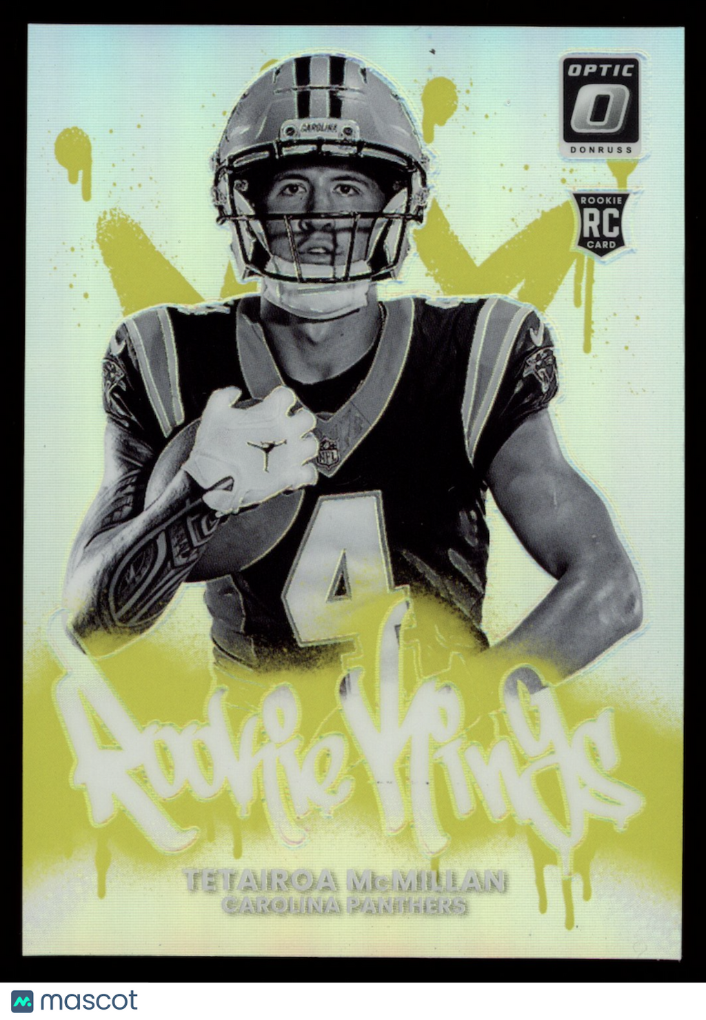TETAIROA MCMILLAN 2025 Panini Optic Rookie Kings Case Hit SSP #17 Panthers