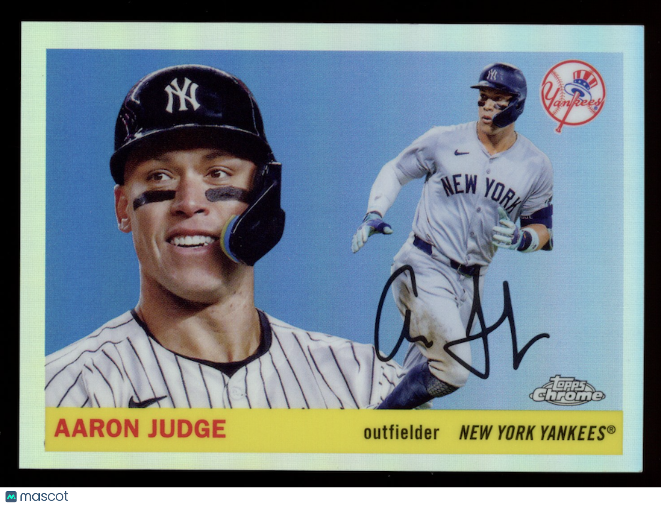 AARON JUDGE 2025 Topps Chrome Platinum Image Variation Refractor SSP #136